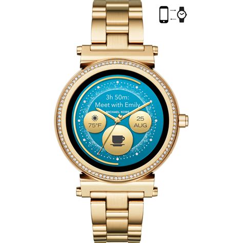 smartwatch para dama michael kors sofie mkt5021 dorado|Michael Kors Access Sofie Smartwatch MKT5021.